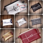 Wallet Pouch V1 Con Zipper, Inicial y Gancho/Llavero Unlined